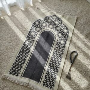 Grey prayer mat
